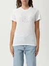 Golden Goose T-shirt The Golden Dreamers Bianca In Burgundy