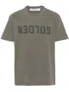 Golden Goose Golden Regular T-shirt Men In Verde
