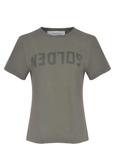 Golden Goose T-shirt In Gray