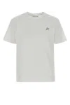 Golden Goose Deluxe Brand Women White Cotton T-shirt In Gray