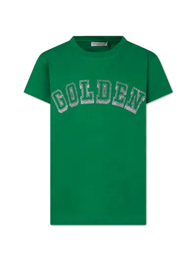 Golden Goose Kids' T-shirt In Green