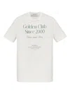 Golden Goose Journey Ms T-shirt Regular Light Cotton Jersey With Print In White