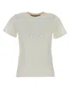 Golden Goose Deluxe Brand White Viscose Blent T-shirt In Neutral
