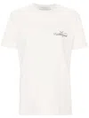 Golden Goose White Crewneck T-shirt With Logo Lettering On The Front In White