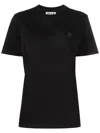 Golden Goose T-shirt Star Collection Con Stella Tono Su Tono In Black