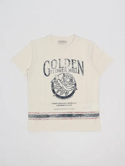 Golden Goose Kids' T-shirt T-shirt In Bianco
