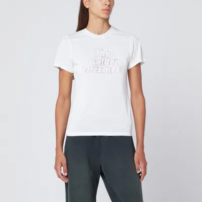 Golden Goose T-shirt The Golden Dreamers Bianca In White