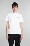 Golden Goose Item O-neck Short-sleeved T-shirt In White