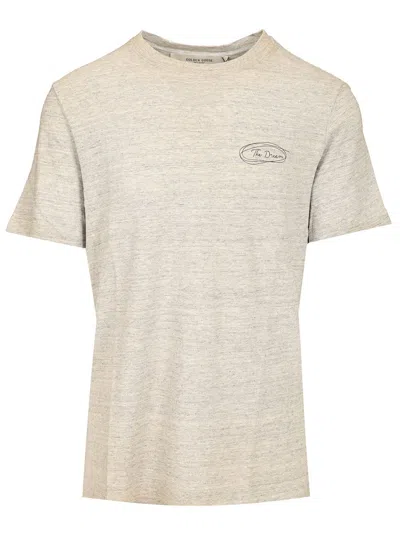 Golden Goose T-shirt With Logo Jackets Grey