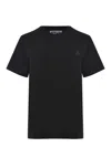 Golden Goose Cotton T-shirt With Iconic Frontal Star In Black