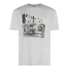 Golden Goose Regular Fit Vintage Treatment Slub Jersey T-shirt In Neutral