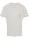 GOLDEN GOOSE GOLDEN GOOSE COTTON T-SHIRT WITH FRONT POCKET