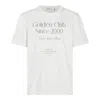 Golden Goose Journey Ms T-shirt Regular Light Cotton Jersey With Print In White