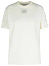 Golden Goose Cotton T-shirt With Writing In White