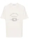 Golden Goose T-shirt Regular Stampa Vintage Football In White