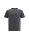 Golden Goose Deluxe Brand Men Cotton T-shirt In Gray
