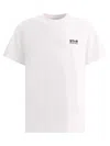 Golden Goose Logo Print Cotton T-shirt In White