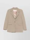 Golden Goose Tailored Blazer Pinstripe Pattern