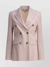 Golden Goose Virgin Wool Blazer In Pink
