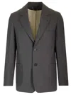 Golden Goose Men's Decontructed Jacket In Antracite/melange