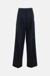 Golden Goose Tailored Wide Leg Pinstripe Trousers In Multi