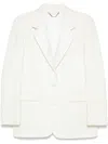 Golden Goose Jacket Over Monopetto Effect Silk And Embroidery In White