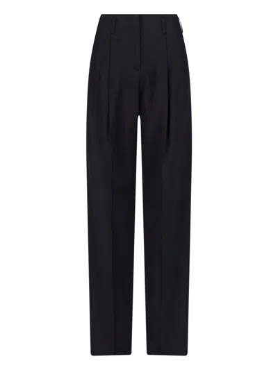 Golden Goose Tailored Wool Trousers In Black