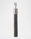 Golden Goose Tassel Chain Bag Charm In Rutenio