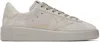 Golden Goose Taupe Purestar Sneakers In 60579 Nacreous Cloud