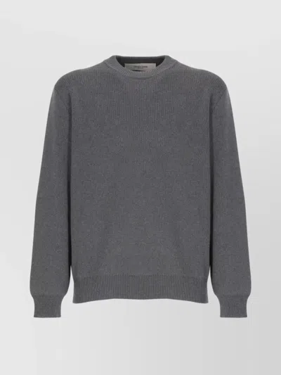 GOLDEN GOOSE TEXTURED KNIT CREWNECK SWEATER