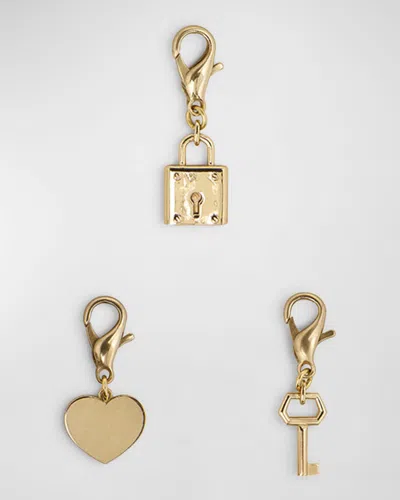 Golden Goose The Love Charm Set In Gold