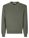 Golden Goose Thick Knit Cotton Sweater In Gray