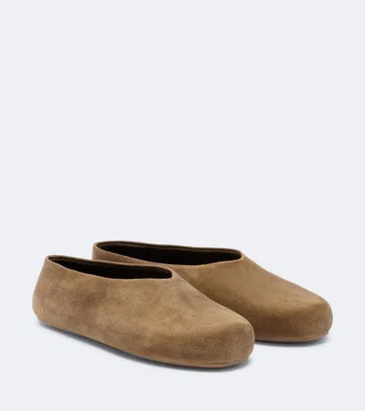Golden Goose Tierra Suede Slip-on Shoes In Green