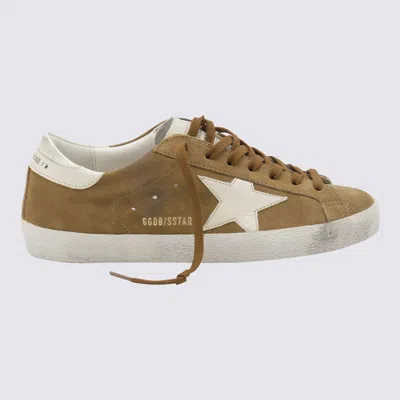 Golden Goose Superstar Sneakers In Tabacco Talco Cream