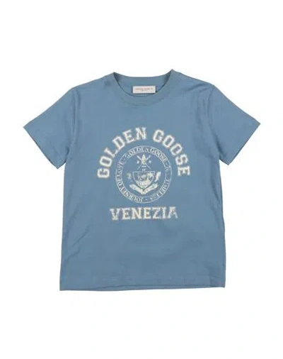 Golden Goose Babies'  Toddler Boy T-shirt Light Blue Size 6 Cotton
