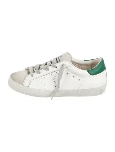 Pre-owned Golden Goose Babies' Toddler Boys' Leather Low Top Sneakers In White