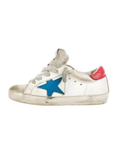 Pre-owned Golden Goose Babies' Toddler Boys' Leather Low Top Sneakers In White