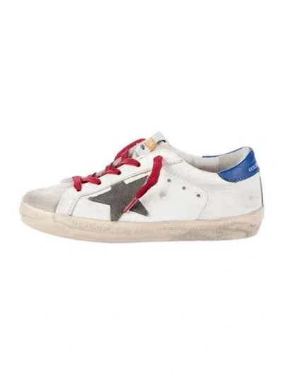 Pre-owned Golden Goose Babies' Toddler Boys' Leather Low-top Sneakers In White