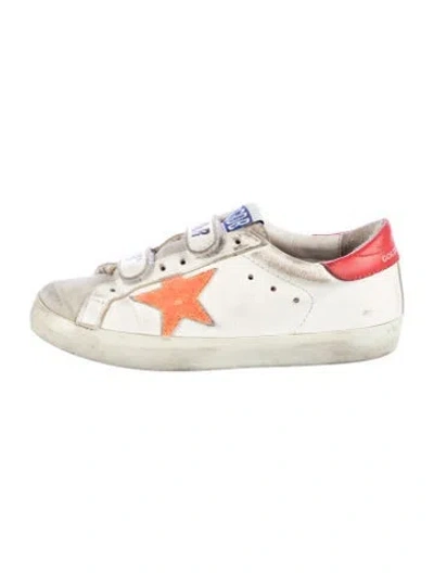 Pre-owned Golden Goose Babies' Toddler Boys' Leather Low-top Sneakers In White