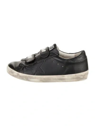 Pre-owned Golden Goose Babies' Toddler Boys' Leather Sneakers In Black