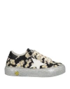 Golden Goose Toddler Girl Sneakers Midnight Blue Size 9.5c Soft Leather, Textile Fibers In Blue