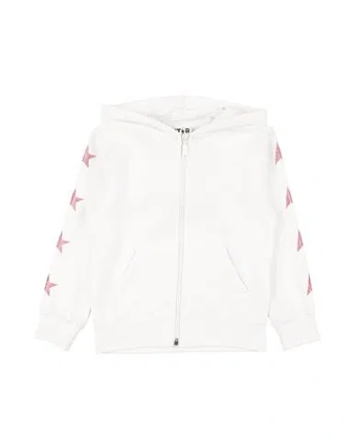 Golden Goose Babies'  Toddler Girl Sweatshirt White Size 6 Cotton, Elastane