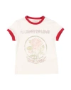 Golden Goose Toddler Girl T-shirt Off White Size 4 Cotton, Elastane In Off White