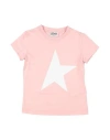 Golden Goose Toddler Girl T-shirt Pink Size 6 Cotton In Pink