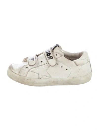 Pre-owned Golden Goose Babies' Toddler Girls' Leather Low Top Sneaker In White