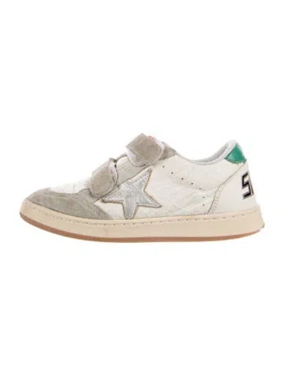 Pre-owned Golden Goose Babies' Toddler Girls Leather Sneakers In White
