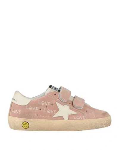 Golden Goose Babies'  Toddler Sneakers Light Pink Size 10c Leather, Textile Fibers