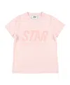 Golden Goose Star Logo T-shirt In Pink