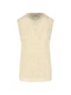 Golden Goose Journey Sequined Knit Tank Top