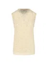 Golden Goose Journey Sequined Knit Tank Top